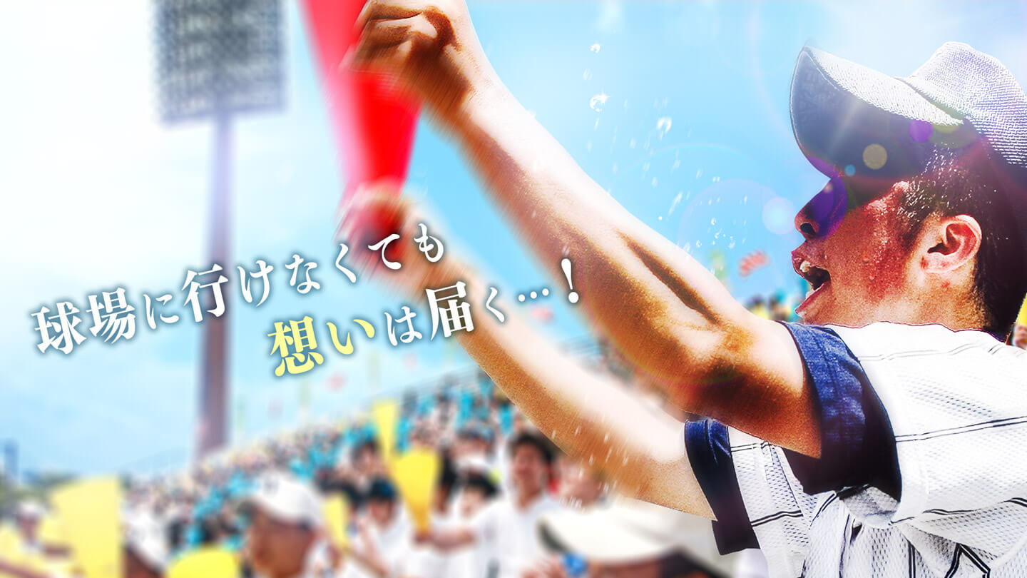 球場に行けなくても想いは届く！
